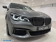 BMW 730I M SPORT LED Sunroof NAV HUD 2016 Grey Rear Entertaiment 